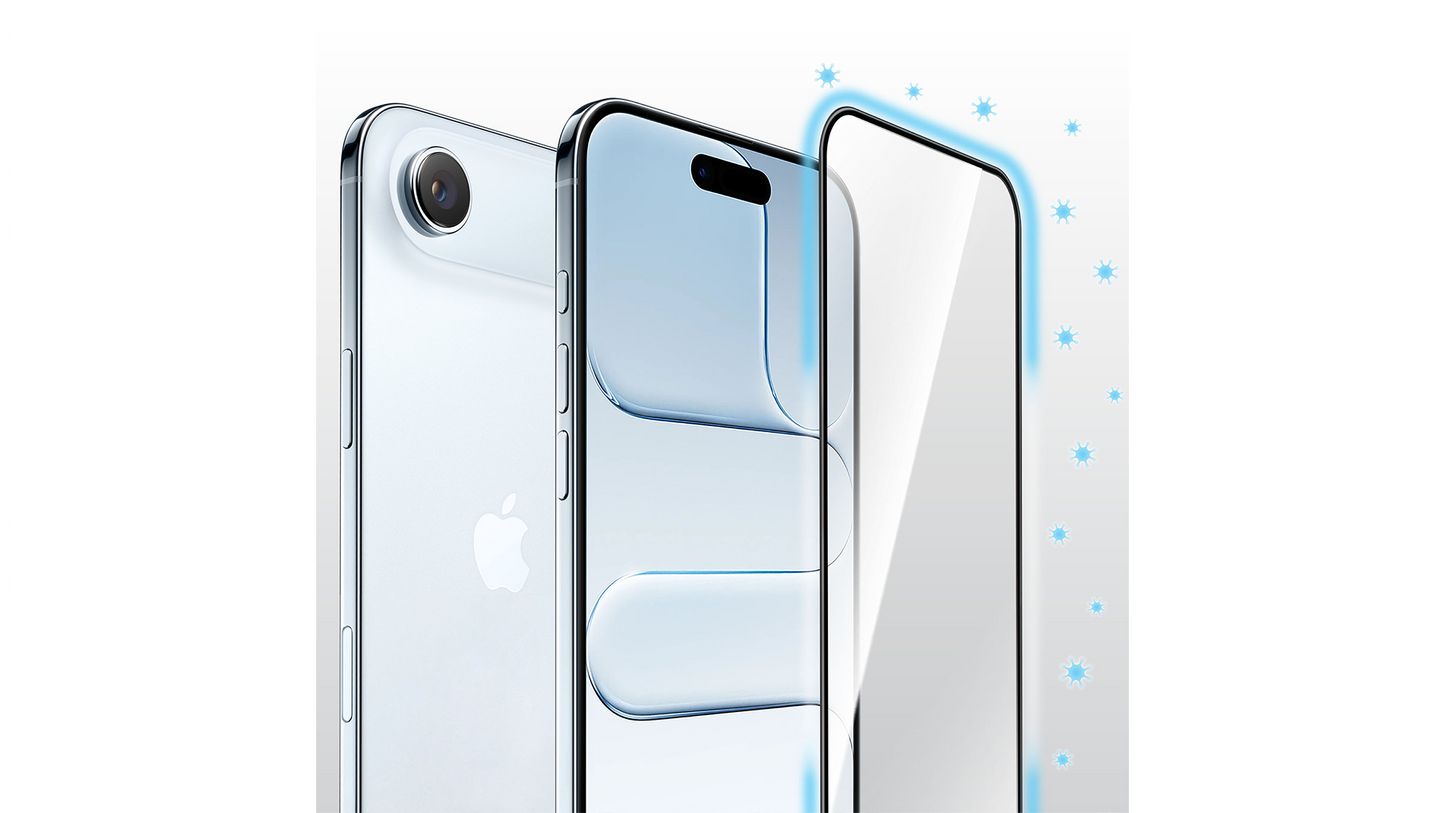Torrii - iPhone 17 Air【四向防窺 /雙向防窺 /全覆蓋】抗菌手機保護貼