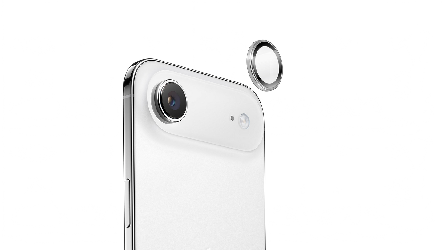Torrii - iPhone 17 系列 BODYGLASS 鋁合金鏡頭環 (銀色/黑色)