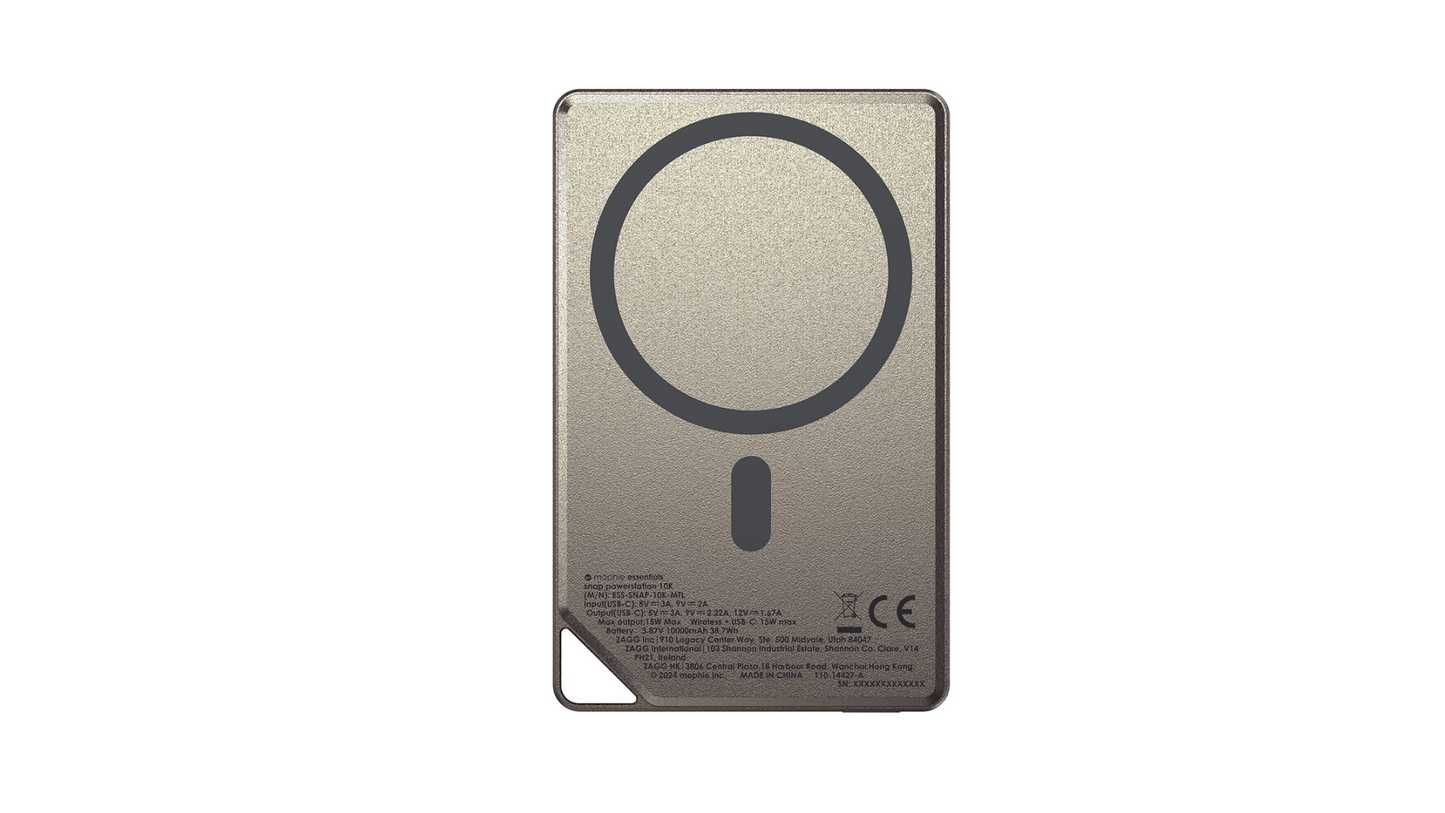 Mophie Essentials 金屬磁吸移動電源 10000mAh