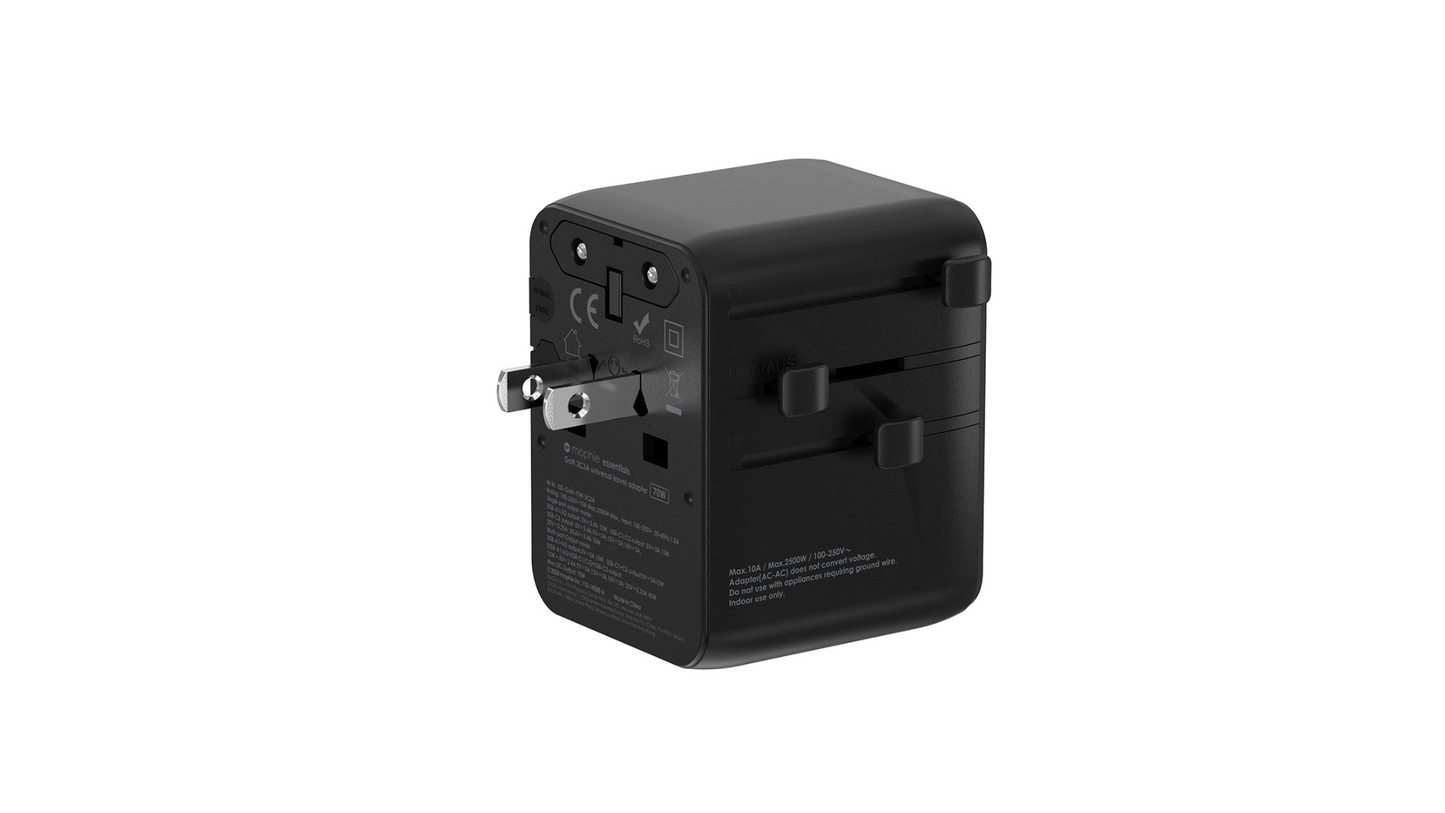 Mophie Essential 通用旅行轉插 旅行充電器 - 70W