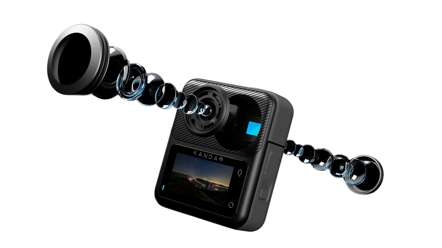 Kandao QooCam 3 旅遊套裝 5.7K 360 度全景運動相機套裝 - Q23G-02 香港行貨