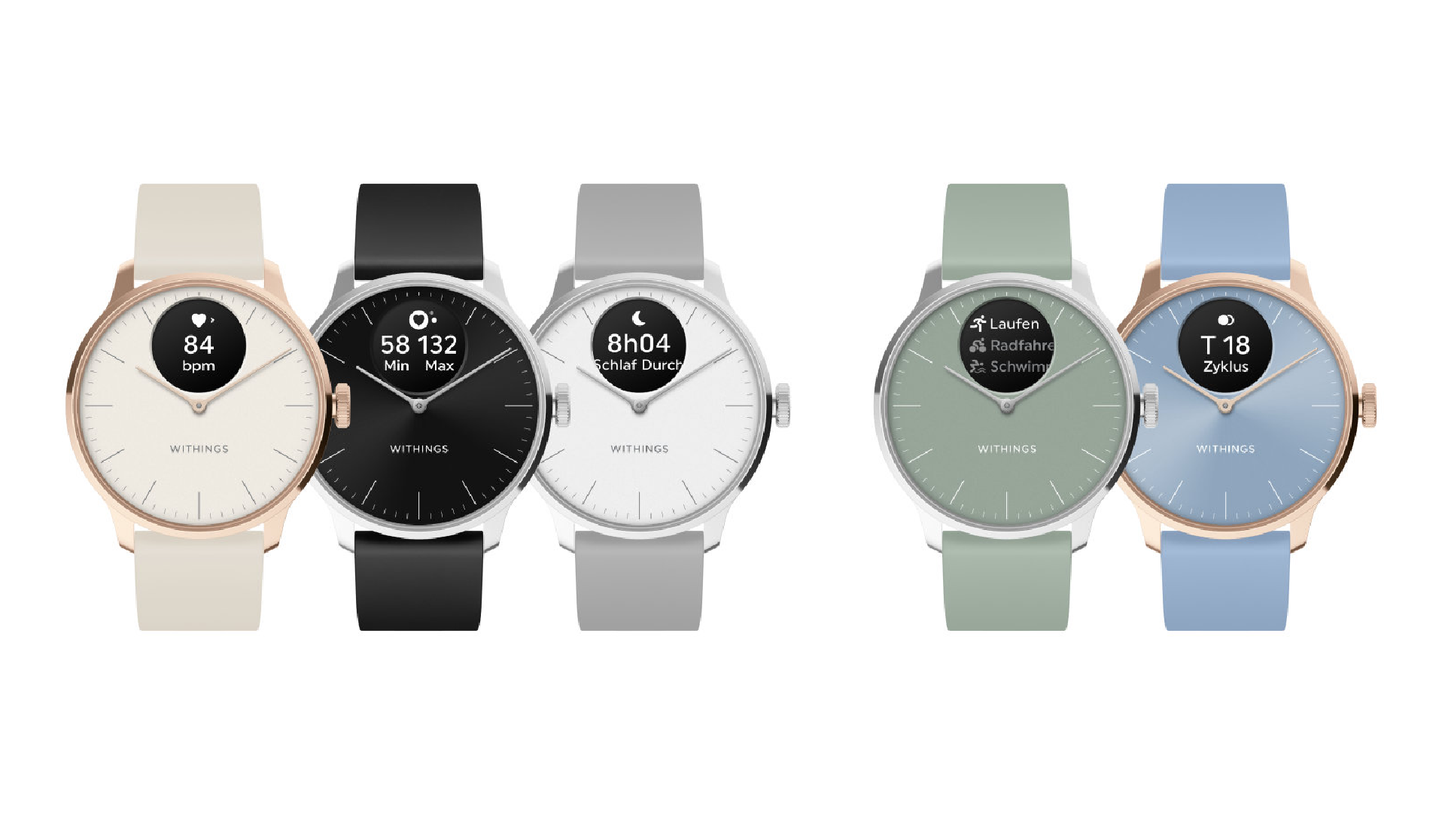 WITHINGS ScanWatch Light- 輕盈版健康感測智能手錶 (5色)