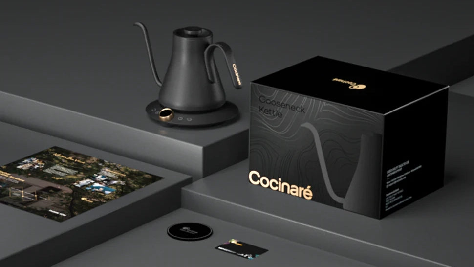 Cocinare FLOW 美國品牌電動手沖咖啡水壺 (4色)