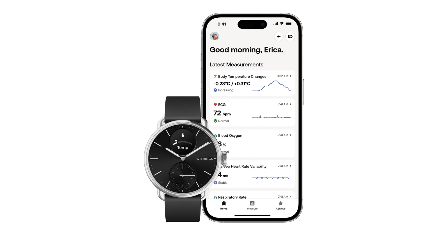 WITHINGS ScanWatch 2 健康追蹤智能手錶 (6款)