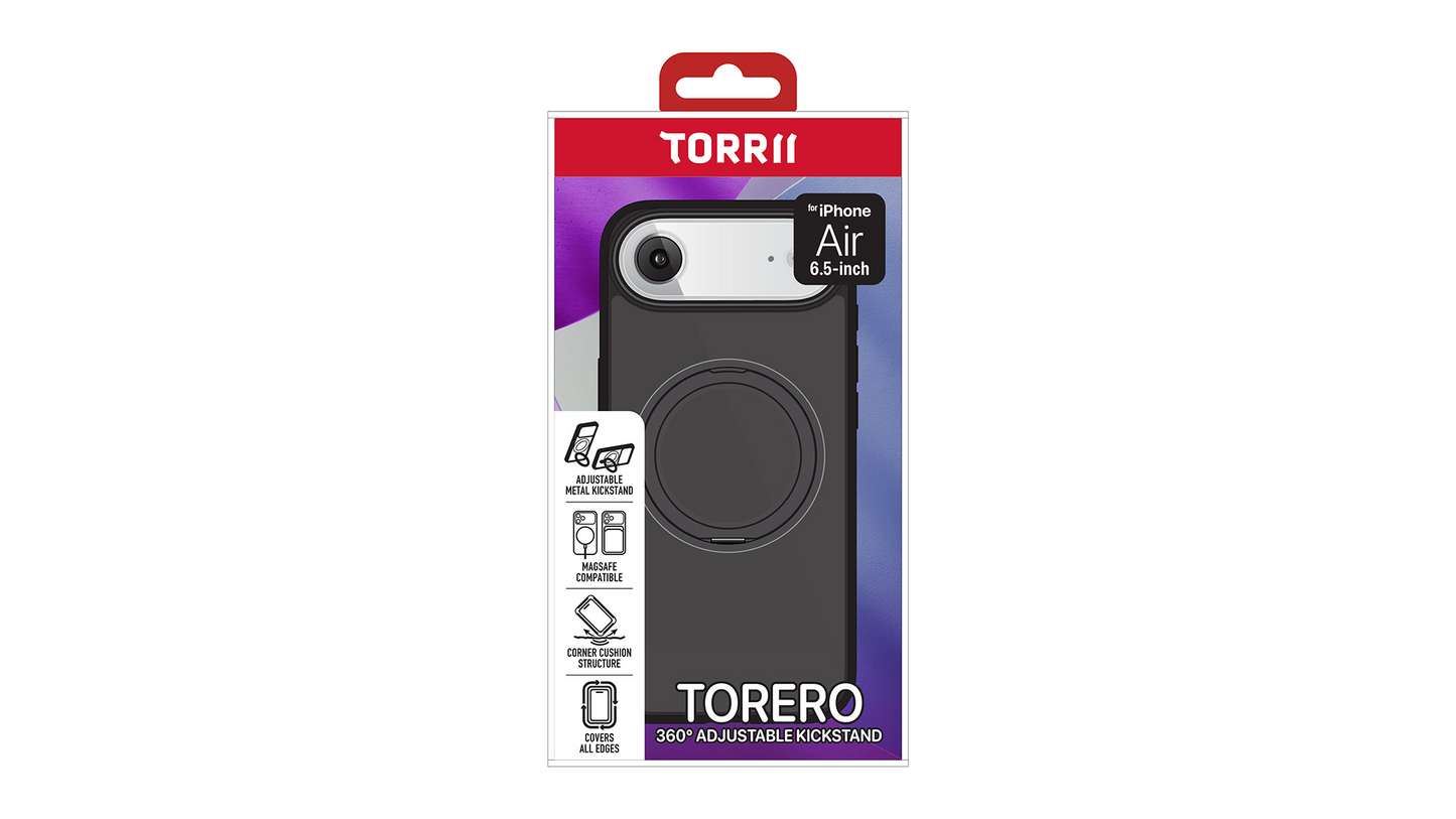 Torrii TORERO- iPhone 17  Air 磁吸支架防摔手機殼 (Mag+Stand)