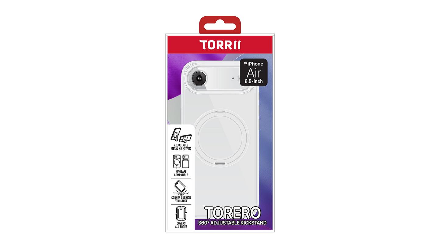 Torrii TORERO- iPhone 17  Air 磁吸支架防摔手機殼 (Mag+Stand)