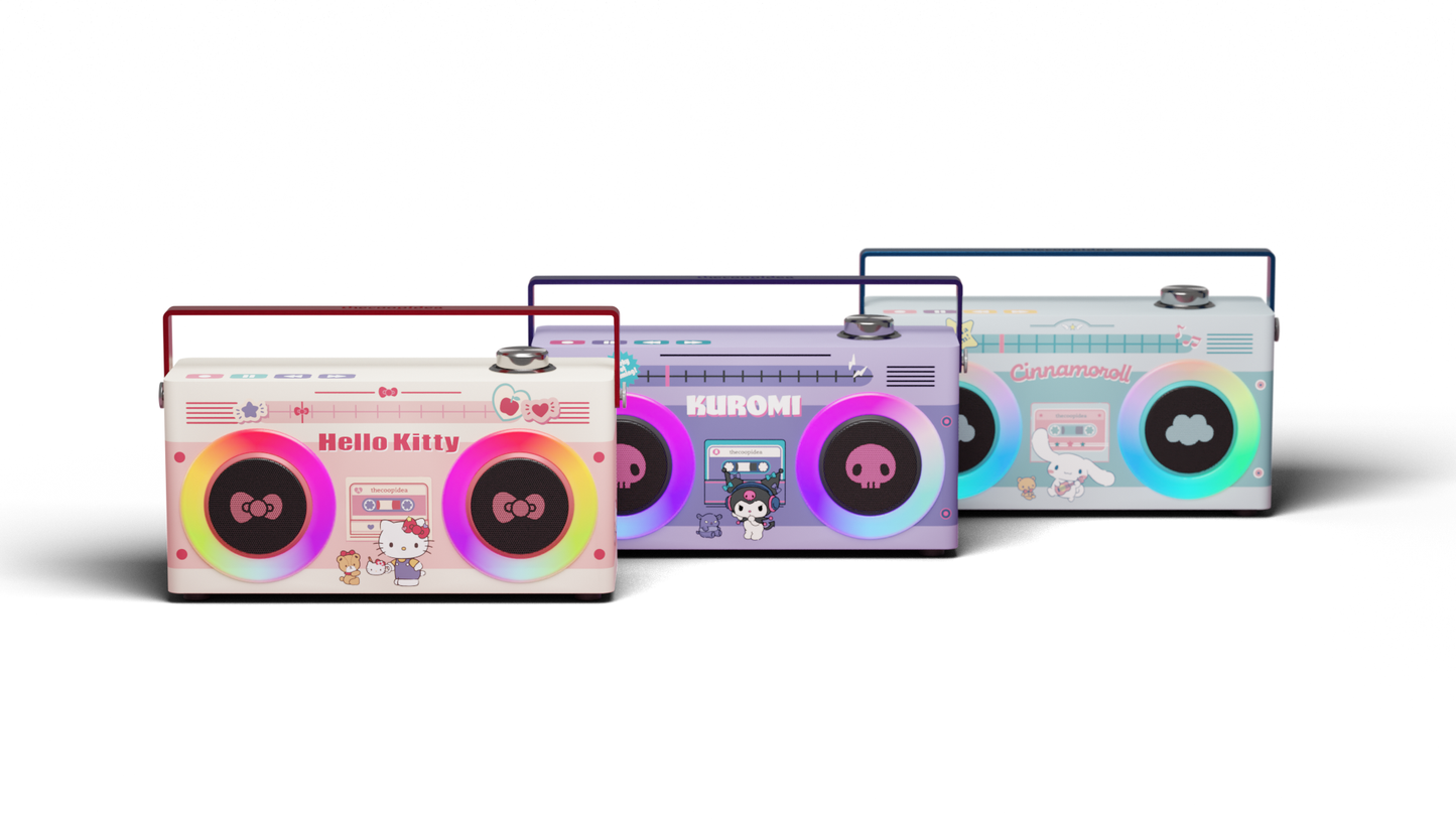 thecoopidea SANRIO BOOMBOX 卡式機造型無線藍牙喇叭