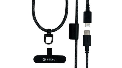 【預購】LEXFUN Power Sling 可調式充電線手機背帶 (USB-C/Lightning)