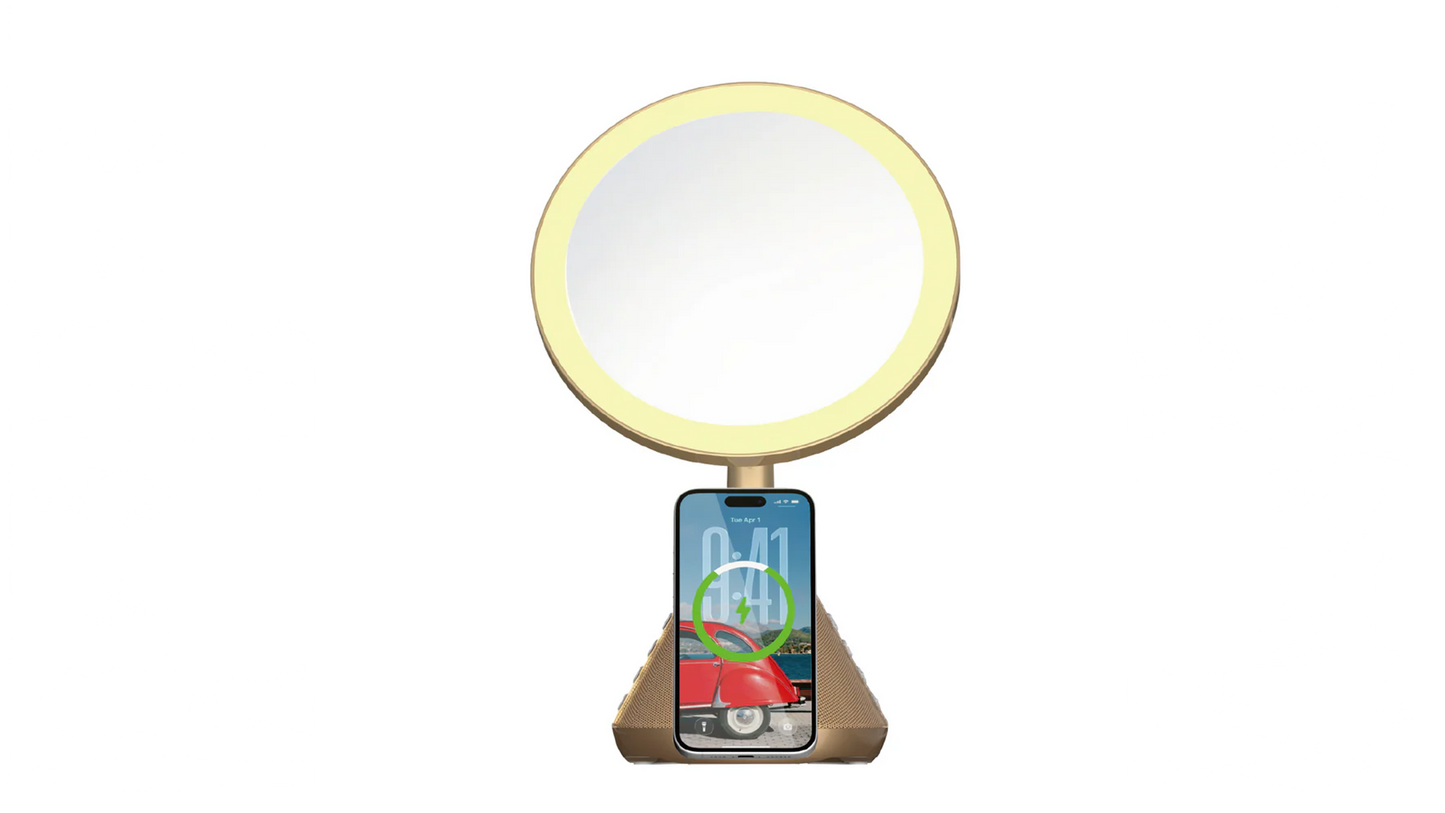 thecoopidea Mag Miroir 磁吸無線充電連藍牙喇叭多功能鏡
