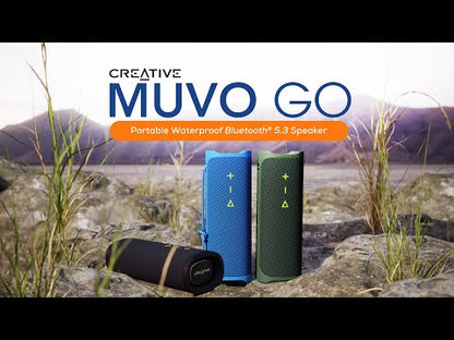 Creative MUVO Go 超長氣 18 小時防水藍牙便攜喇叭 (3色)