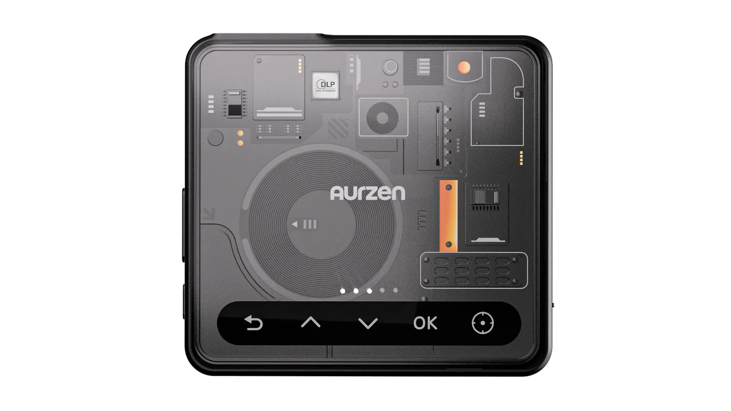 【限時優惠】Aurzen ZIP 首創三折疊無線投影機 （送MagPlay磁吸圓/ CarryPlay 專用便攜包）